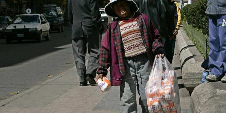 Trabajo infantil. Foto de archivo.