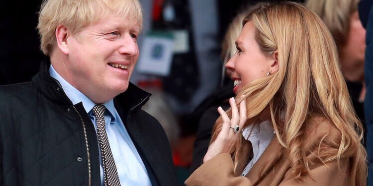 Boris y Carrie Johnson. Foto de archivo.