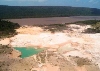 Canaima, minería. Foto de archivo.