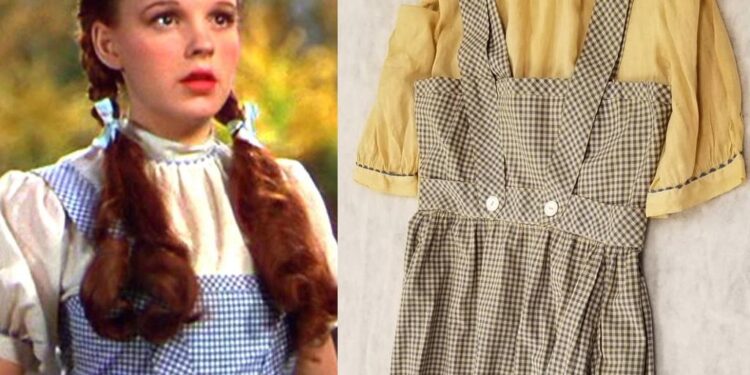 Encuentran un vestido de Dorothy de 'The Wizard of Oz' en la Catholic University of America