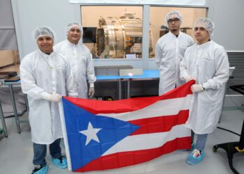 Satélite PR-CuNaR2,estudiantes Puerto Rico. Foto de archivo.