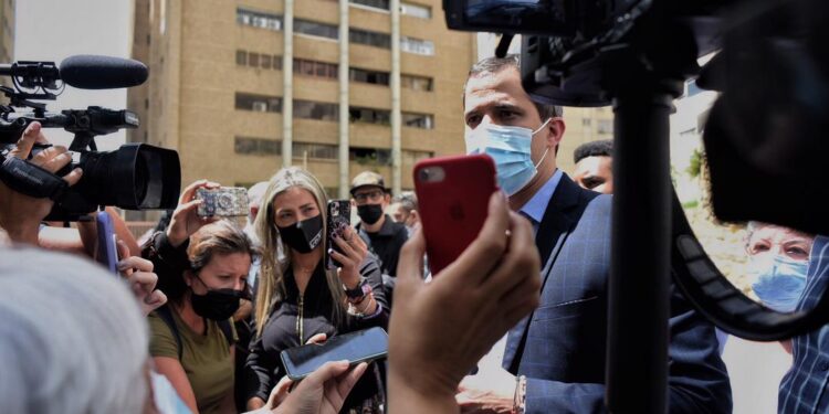 Juan Guaidó. Pdte. (E) de Venezuela, Foto Leo Álvarez.