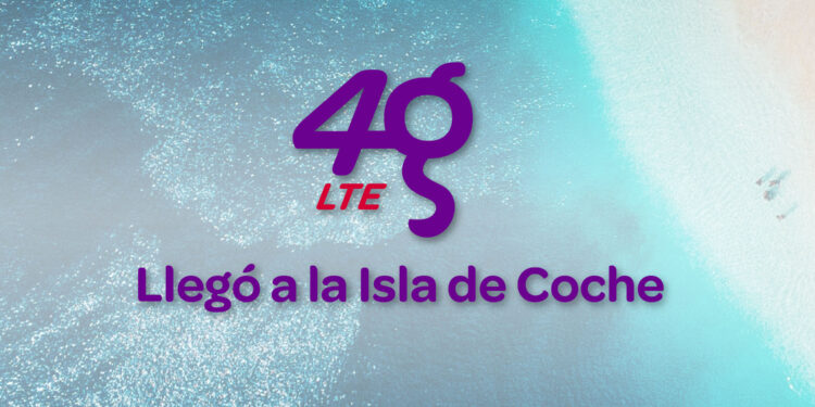 4g Digitel Isla de Coche. Foto de archivo.