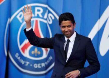 Nasser Al-Khelaifi. PSG. Foto de archivo.