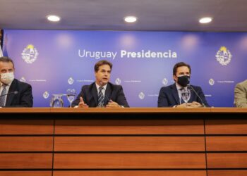 Presidente de Uruguay, Luis Lacalle Pou. Foto EFE.