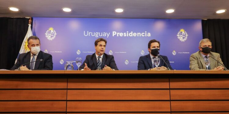 Presidente de Uruguay, Luis Lacalle Pou. Foto EFE.