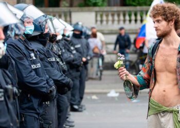 Protestas Berlín. coronavirus. Foto agencias.