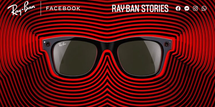 Facebook y Ray-Ban. Foto de archivo.