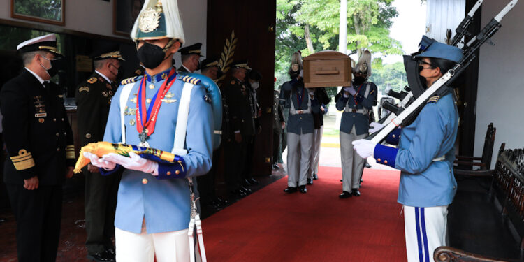 General en Jefe Pérez Arcay. Capilla Ardiente. Foto @PresidencialVen