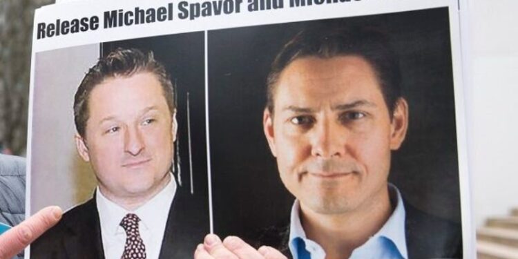 Michael Kovrig y Michael Spavor, candadienses liberados. Foto agencias.