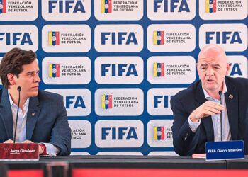 El Presidente de la FIFA Ifantino. Foto Agencias.