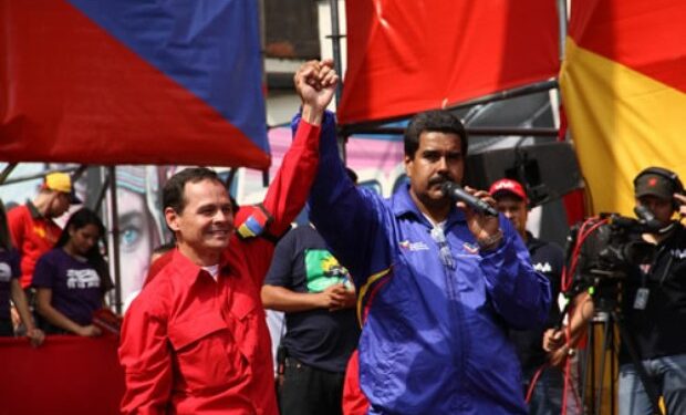 José Gregorio Vielma Mora y Nicolás Maduro. Foto de archivo.