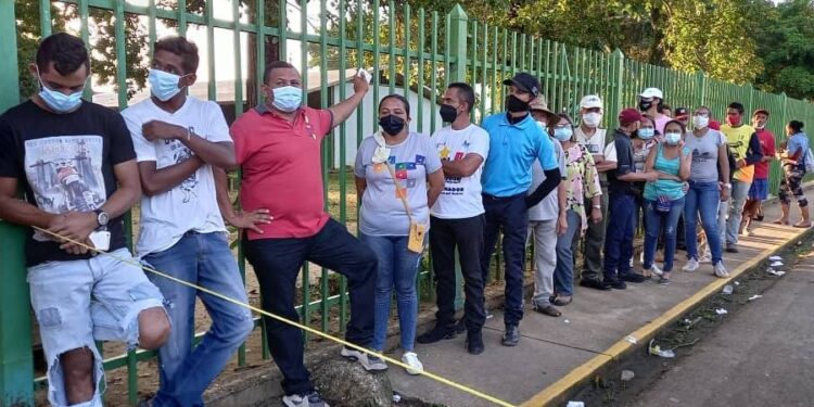 Centro de votación Guárico. Foto Twitter.