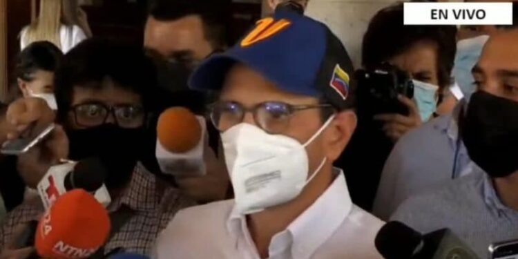 Henrique Capriles. Foto captura de video.