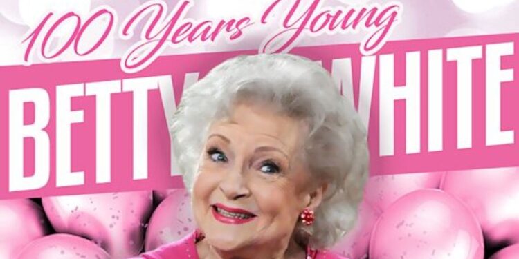 Betty White 100 years old. Foto de archivo.