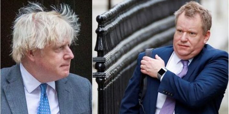 Boris Johnson, David Frost. Foto de archivo.