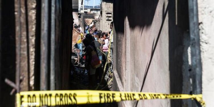 Haití, explosión camión cisterna. Foto EFE.