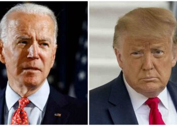 Joe Biden. Donald Trump. Foto de archivo.