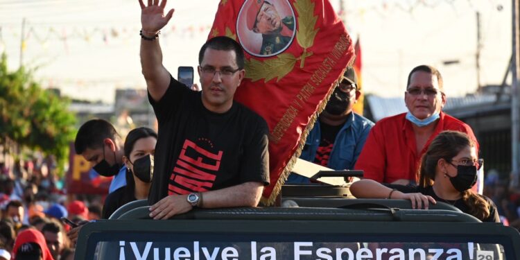 Jorge Arreaza. Foto @germaniaff_ven