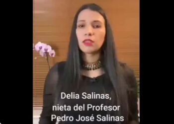 Delia Salinas. Foto captura de video.