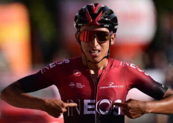 El ciclista colombiano Egan Bernal. Foto de archivo.