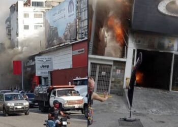 Incendio CineCitta. Foto captura