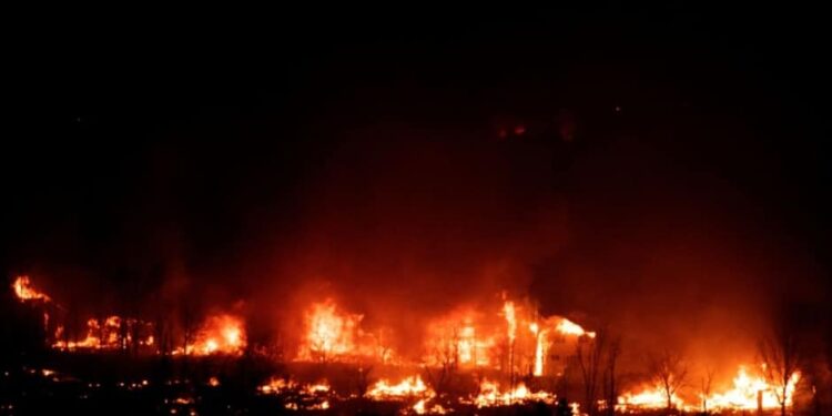 Los incendios Colorado. Foto agencias.