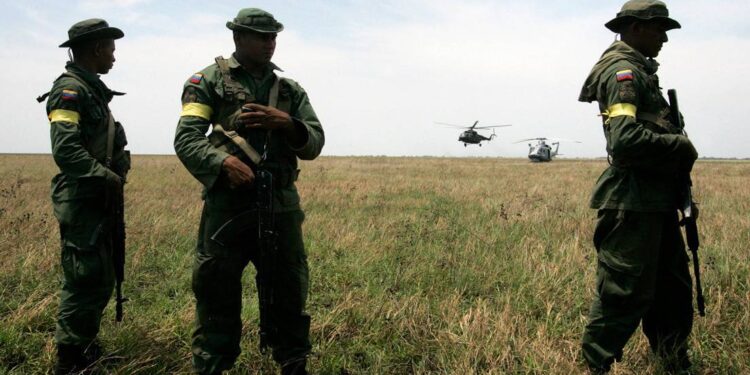 Militares venezolanos. Foto El Tiempo