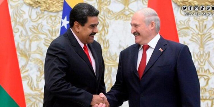 Nicolás Maduro y presidente de Bielorrusia, Alexandr Lukashenko.