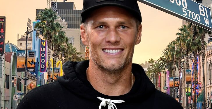 Tom Brady. Hollywood. Foto de archivo.