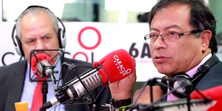 Gustavo Petro. Foto Caracol