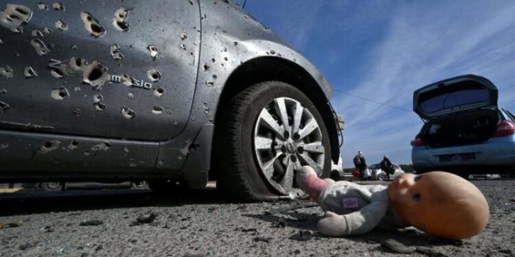 Ataques contra los civiles en Ucrania. Foto agencias. DW.