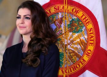 Casey DeSantis esposa del gobernador de Florida EEUU, Ron DeSantis. Foto de archivo.