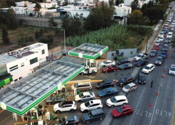 Crisis de gasolina en Venezuela. Foto de archivo.