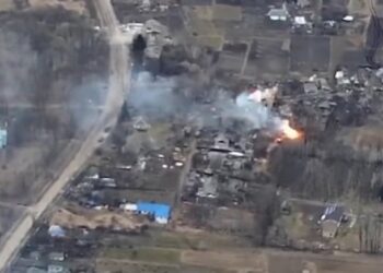 El oleoducto Donetsk-Mariúpol. Foto captura de video.