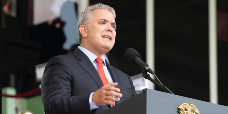 El presidente de Colombia, Iván Duque. Foto agencias.