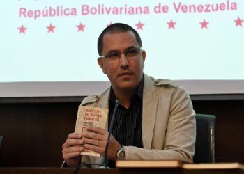 Jorge Arreaza, Ministro de las comunas del régimen de Maduro. Foto de archivo.