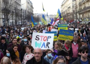 Manifestación en Paris Francia. Foto Reuters.