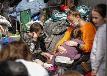 Refugiados Ucrania. Foto agencias.