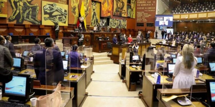 Asamblea Nacional de Ecuador. Foto agencias.