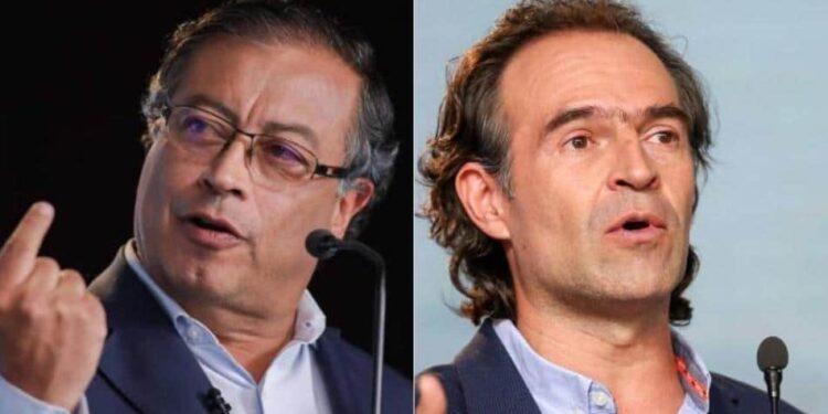 Federico Gutiérrez y Gustavo Petro. Foto collage.