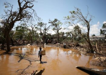 Las inundaciones en Sudáfrica. Foto agencias.