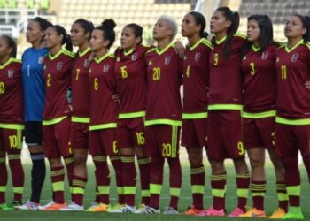 Vinotinto Femenina en la Copa América. Foto de archivo.