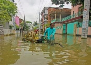 Bangladesh, lluvias. Foto agencias.