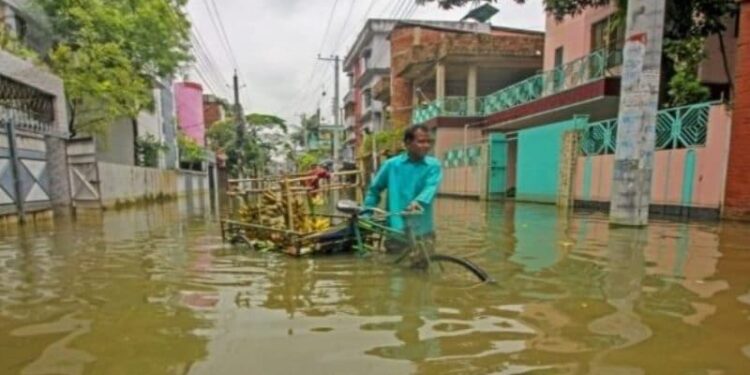 Bangladesh, lluvias. Foto agencias.