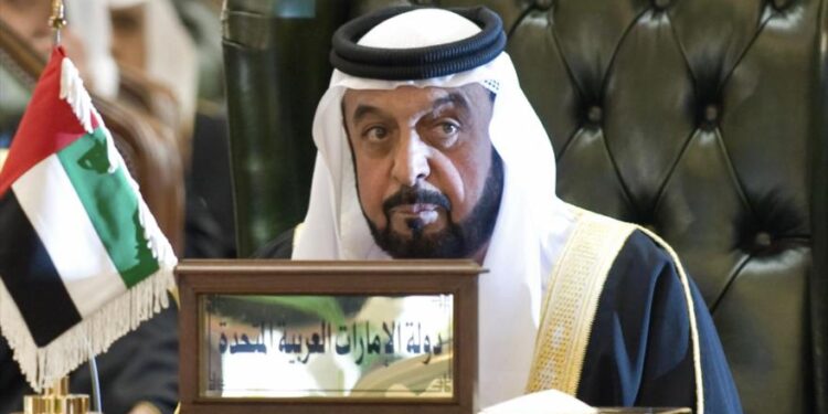 Jalifa bin Zayed Al Nahyan (+). Foto de archivo.