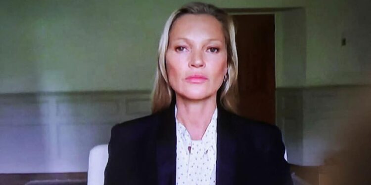 Kate Moss. Foto captura de video.