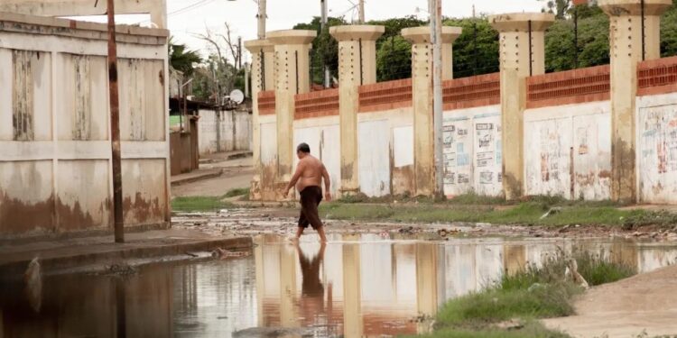 Lluvias, occidene Venezuela. Foto EFE.