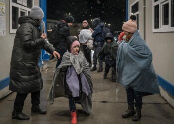 Niños ucranianos. Foto agencias.