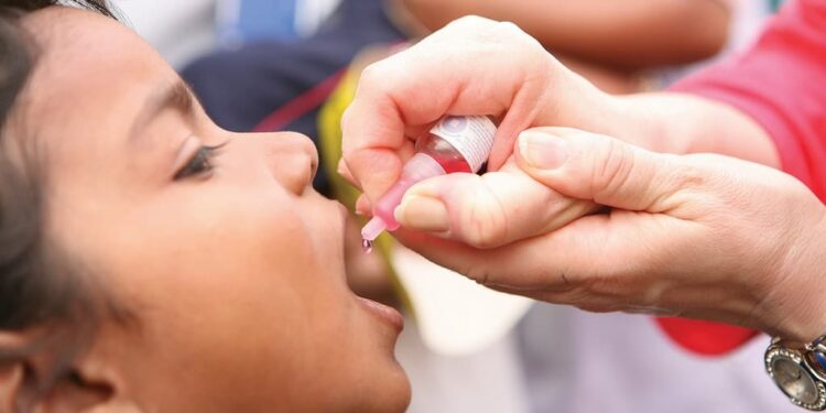 Vacuna contra la polio. Foto de archivo.